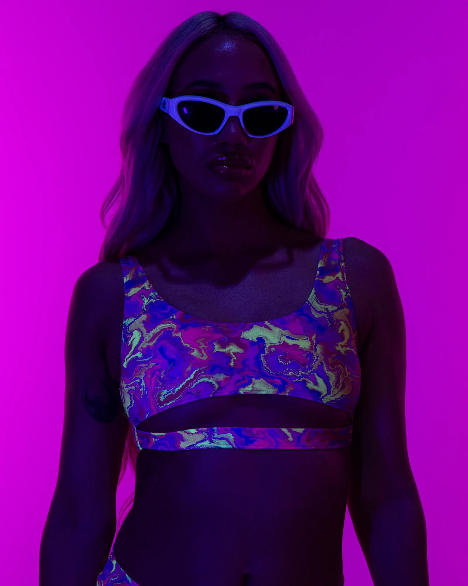 Ultraviolet Vision Women's Underboob Top - Image 5