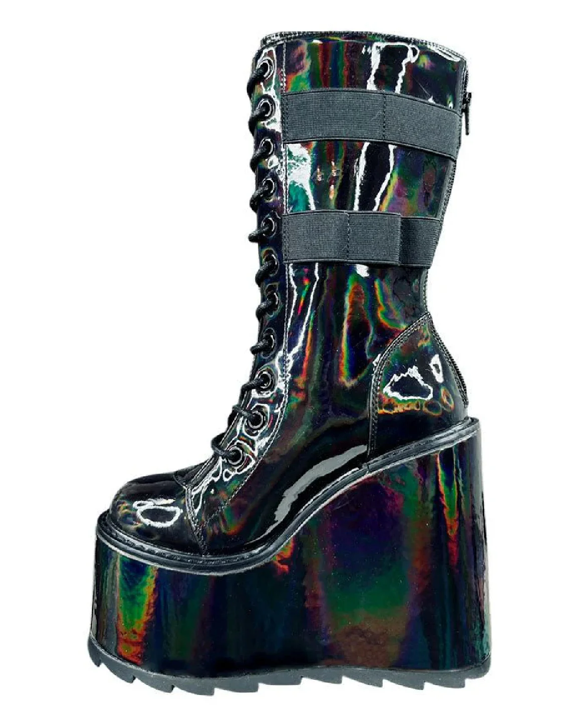 YRU Dune Desert Hologram Black Boots - Image 7